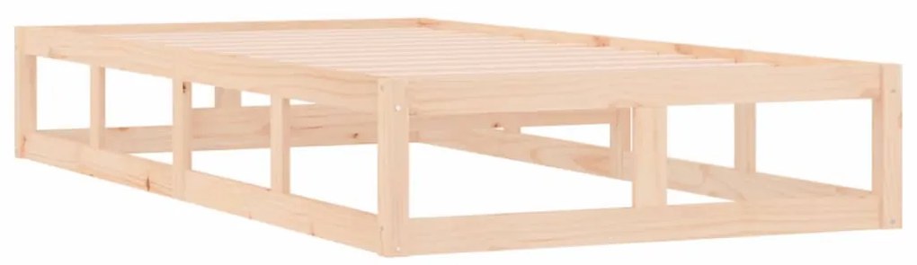 Estrutura de cama 90x200 cm madeira maciça