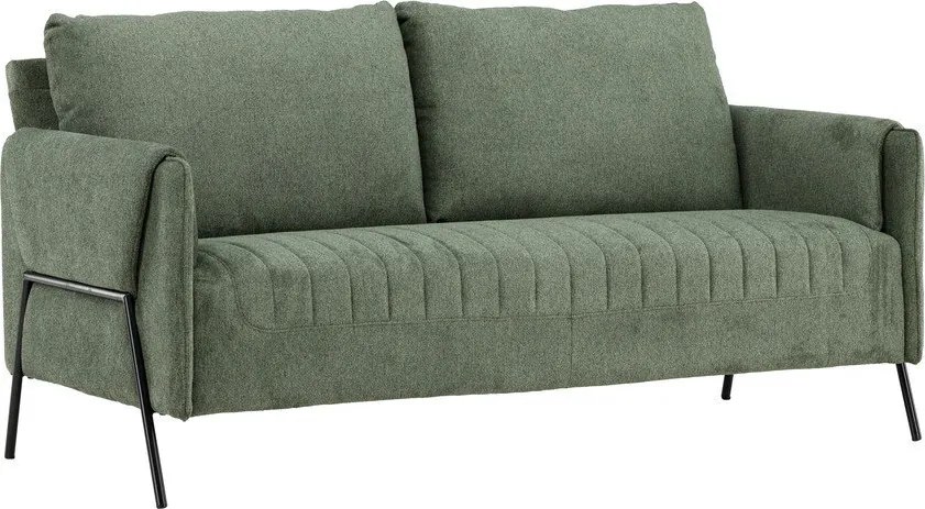 Sofá Dallas 4461, Verde, 165x77x85cm, 33 kg, Tecido, Pernas: Metal