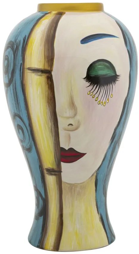 VASO CERAMICA ART FACE CM Ø 28X50