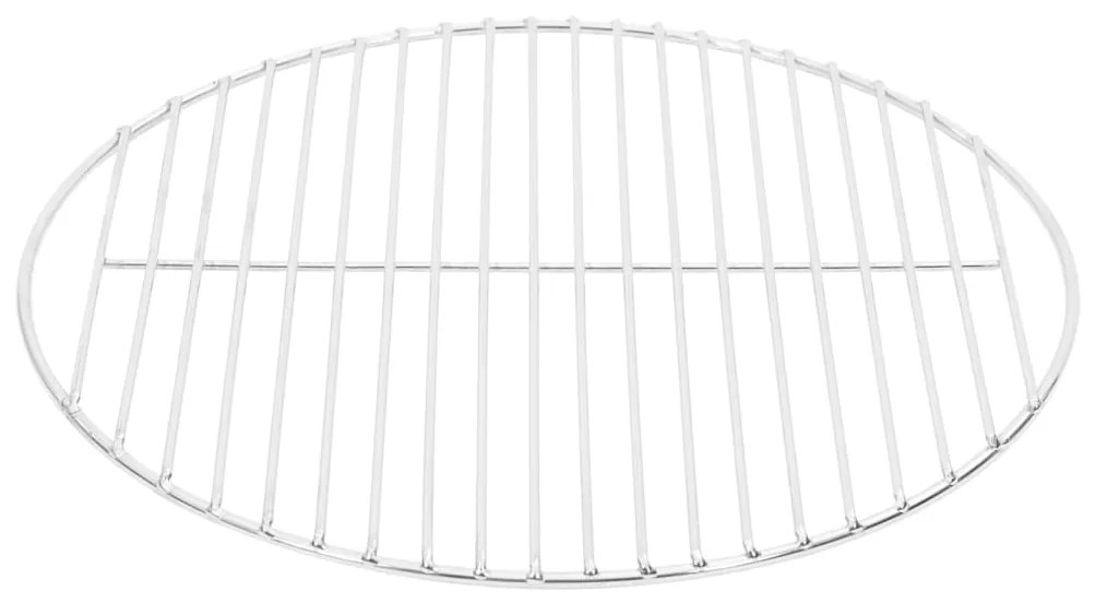 Grelha para churrasco redonda Ø40 cm aço inoxidável 304