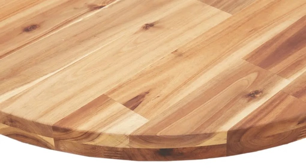 Tampo de mesa redondo Ø50x2 cm madeira de acácia maciça