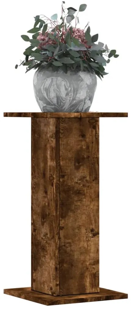 vidaXL Suportes p/ plantas 2 pcs 30x30x60 cm derivados de madeira