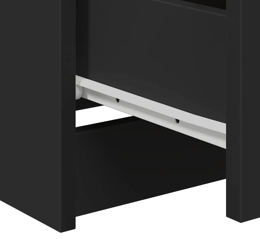 Aparador 60x35x76 cm derivados de madeira preto