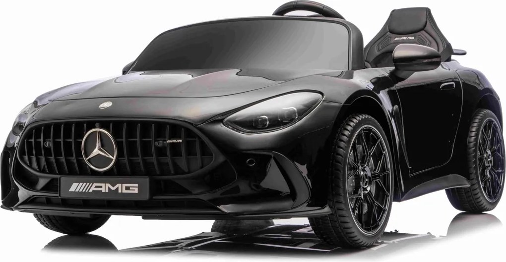 Carro elétrico para Crianças 24V, 2 Lugares, 4x4  Mercedes-Benz GT63 AMG, Rodas de espuma EVA, assento Couro ecológico Preto