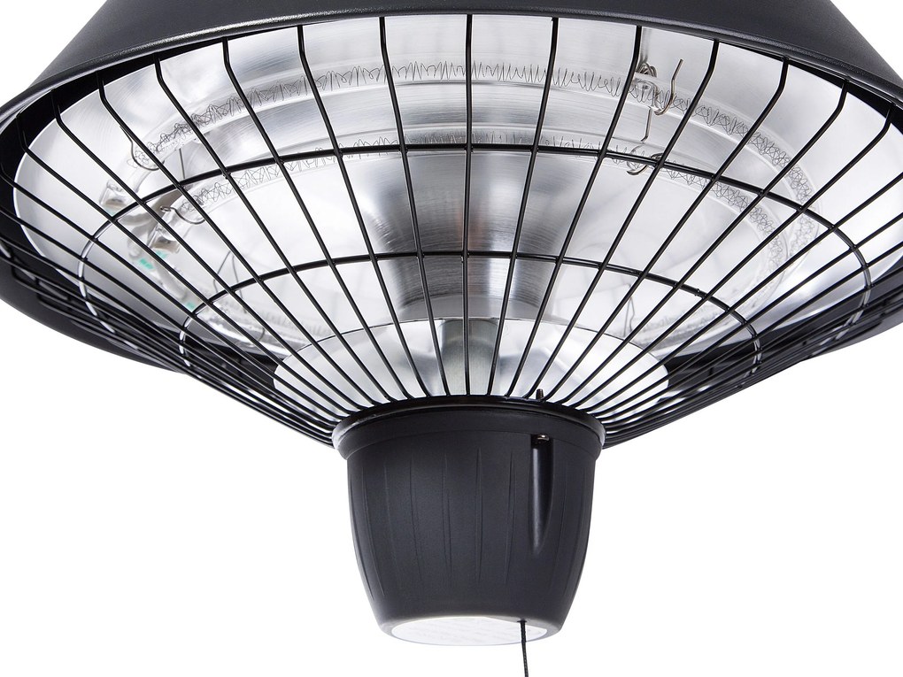 Aquecedor elétrico de teto para exterior cinzento AMIATA Beliani