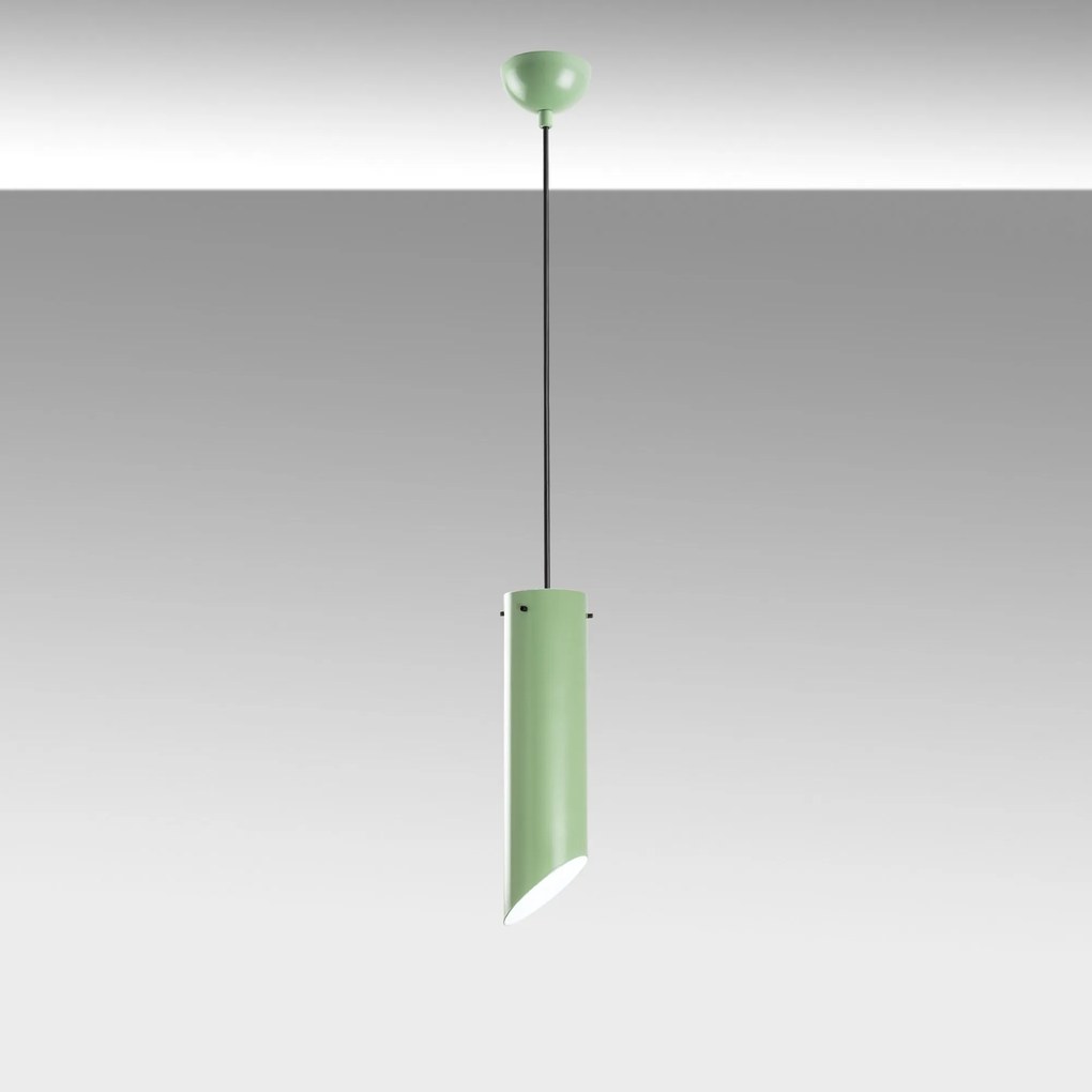 Candeeiro de Teto Kesıkboru – Mint – Ø8 h:28 cm