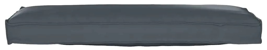 Almofadas para Palete para Banco 2 pcs Antracite 120x40x8 cm Tecido Ox