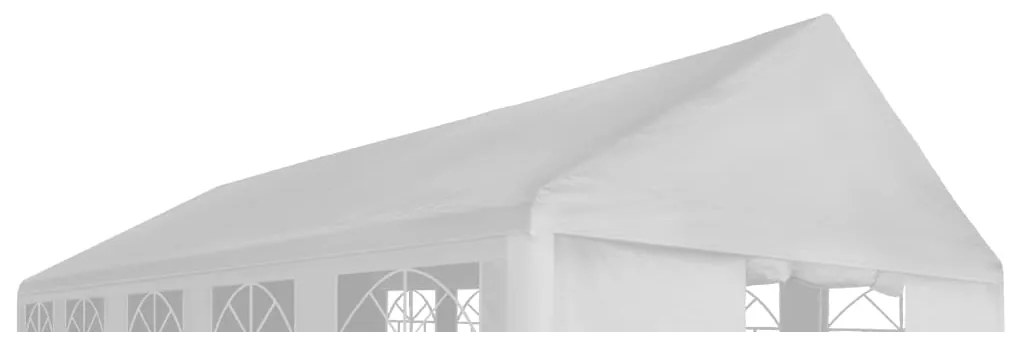 vidaXL Teto para tenda de festas 5 x 10 m branco