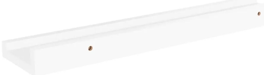 Prateleiras de parede 4 pcs 40x9x3 cm branco