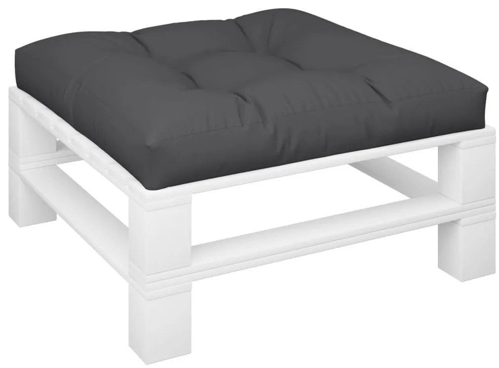 Almofadão para sofá de paletes 80x80x12 cm tecido preto