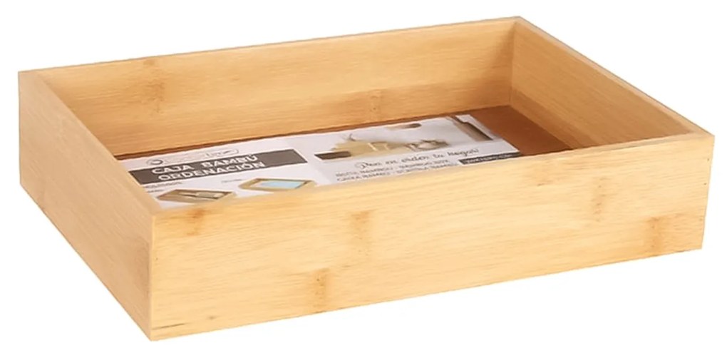 Caixa Multiusos Bambu 24X16X5cm