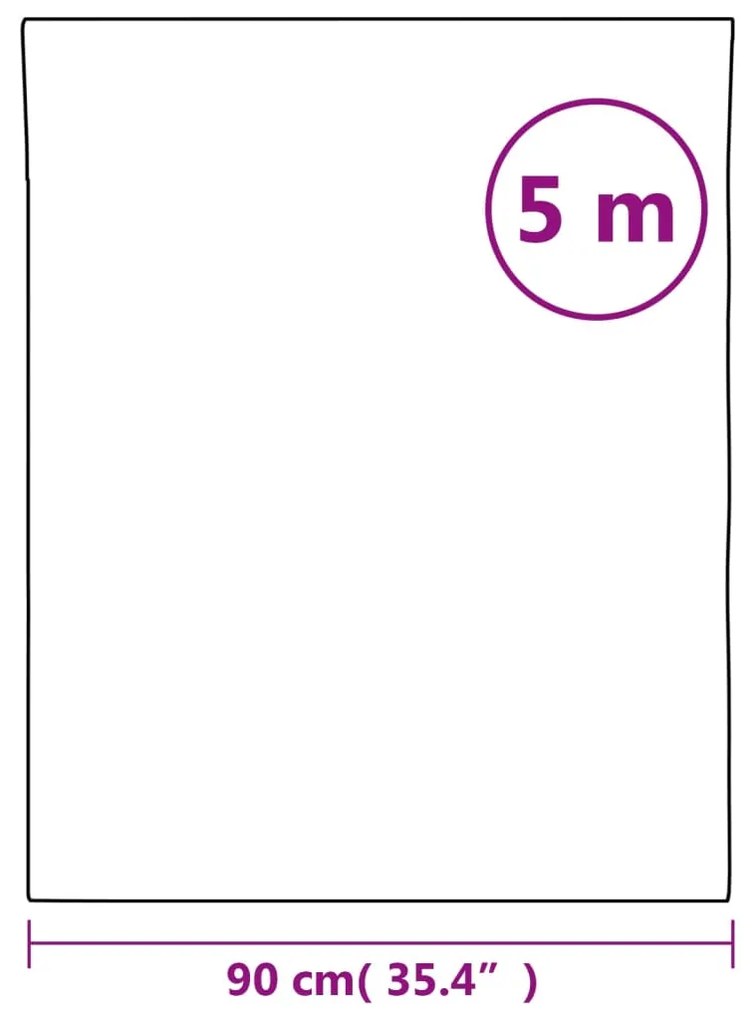 Autocolantes para móveis 90x500 cm PVC branco mate
