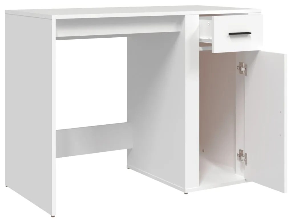 Secretária 100x49x75 cm derivados de madeira branco