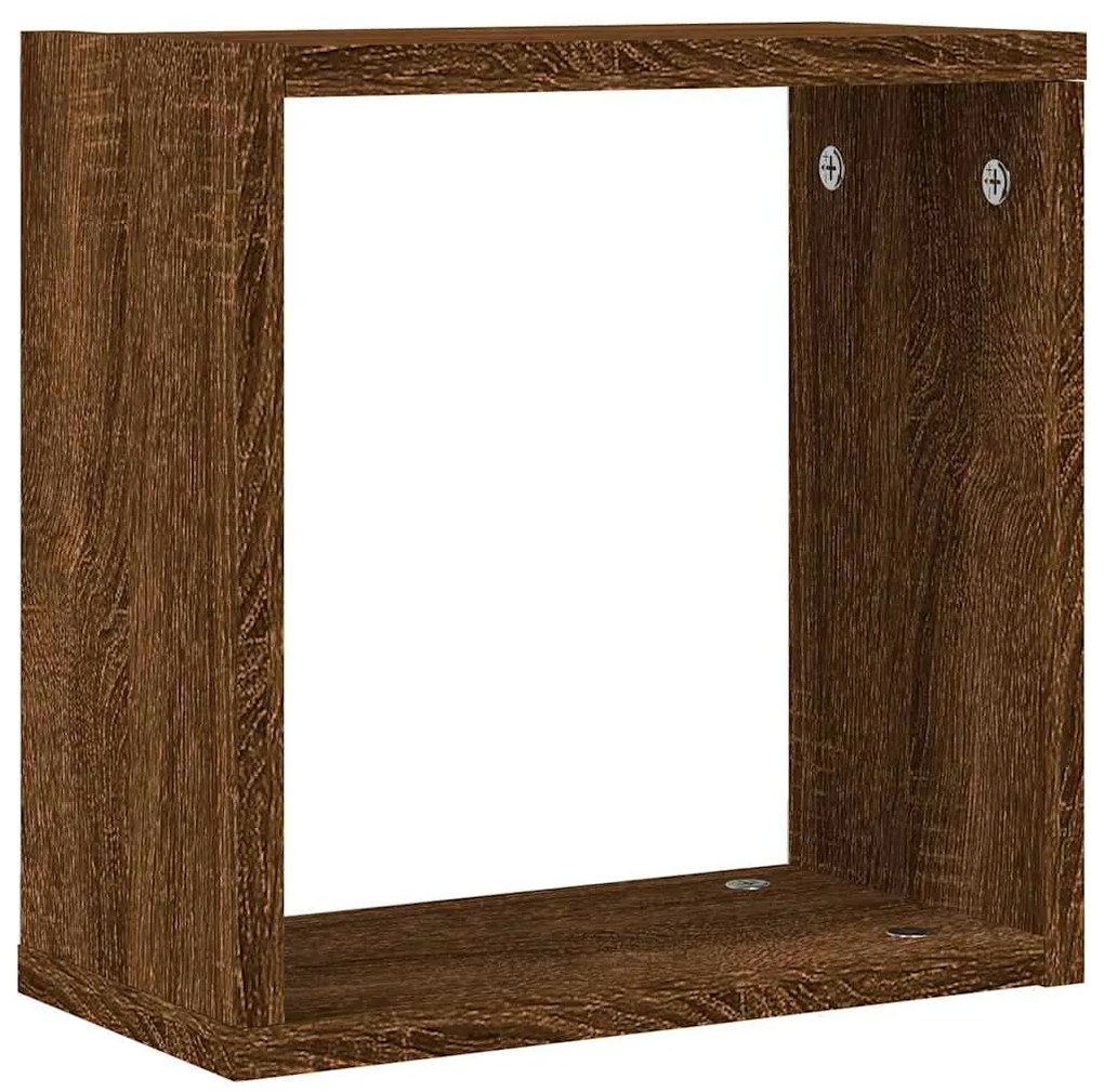 Prateleiras de parede em forma de cubo 2 pcs 30x15x30cm