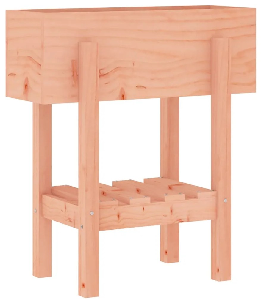 Vaso/floreira de jardim 62x30x69 cm madeira de douglas maciça