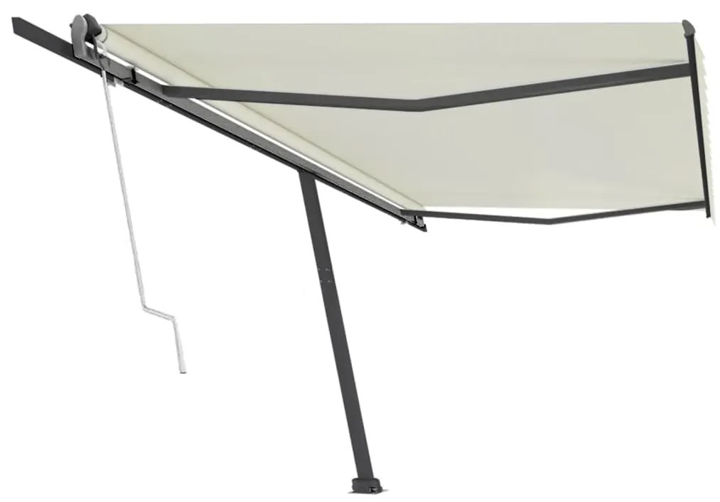 Toldo automático independente 500x300 cm cor creme