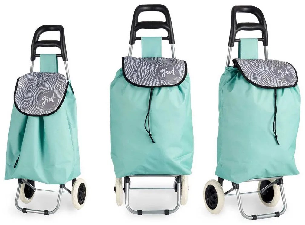 Carro de Compras Verde Preto Cinzento Branco 3,3 L (20 x 95 x 34 cm)