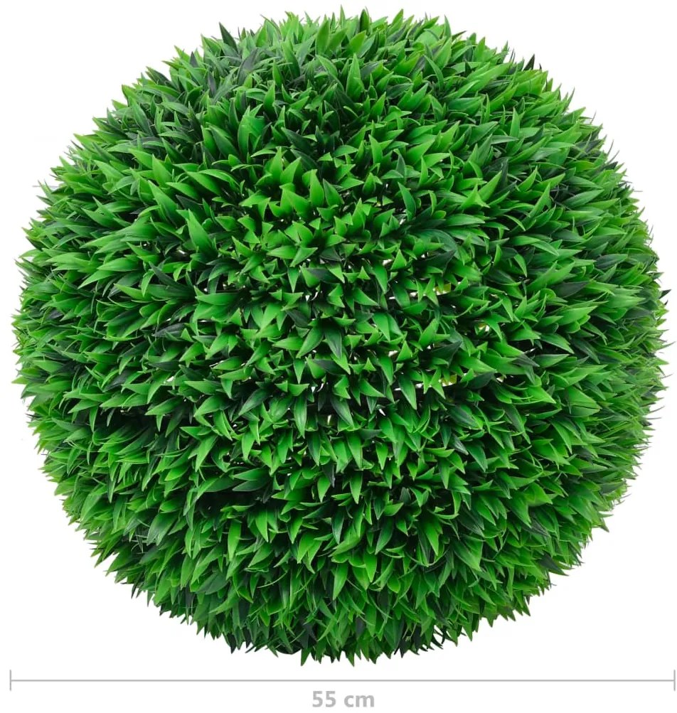 Bolas de buxos artificiais 2 pcs 55 cm