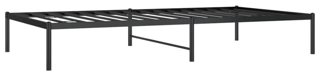 Estrutura de cama metal 107x203 cm preto