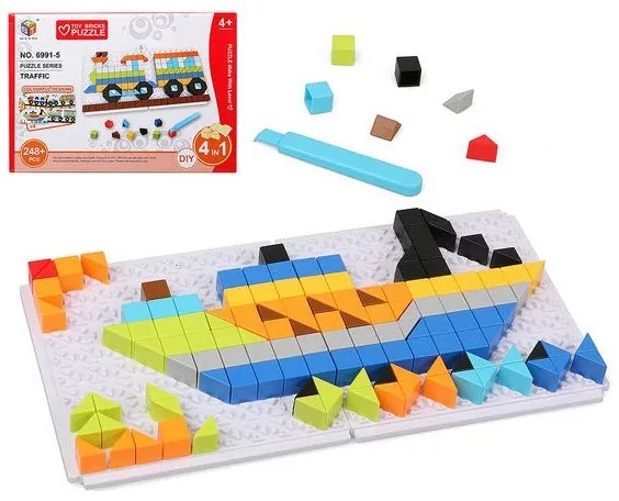 Puzzle Diy Traffic 6 In 1 118025 (248 Pcs)