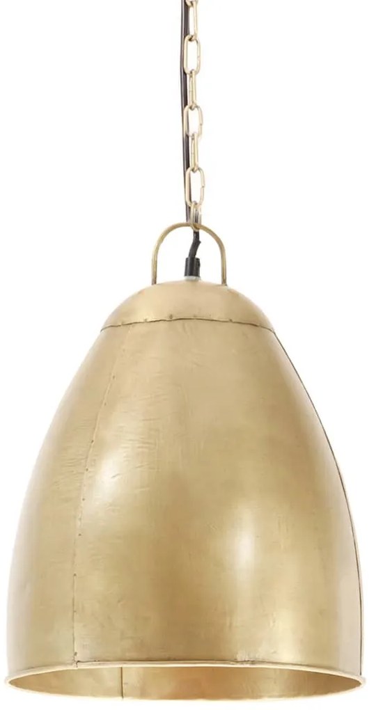 Candeeiro suspenso industrial redondo 25 W 32 cm E27 bronze