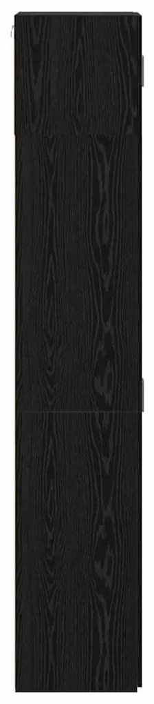 Gabinete de Armazenamento vidaXL Carvalho Preto 70x42.5x225 cm Madeira