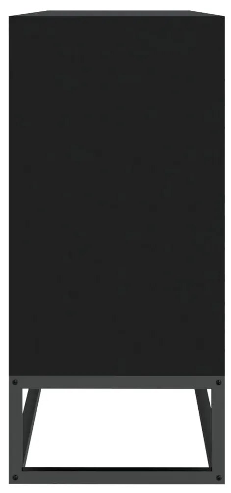 Aparador 105x30x65 cm derivados de madeira preto