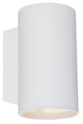 Candeeiro de parede moderno branco redondo 2 luzes - Sandy Design,Moderno