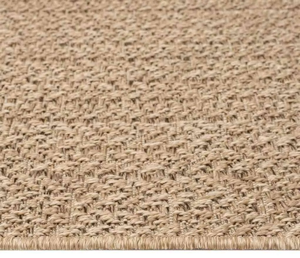 Tapete ZIZUR 80x200 cm aspeto de juta interior e exterior