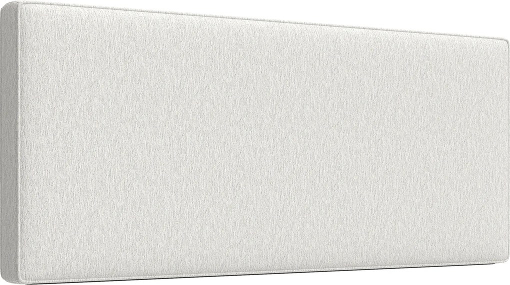 Cabeceira de cama de linho para fixação na parede, 140 x 60 cm, cabeceira suspensa e estofada para quarto, creme