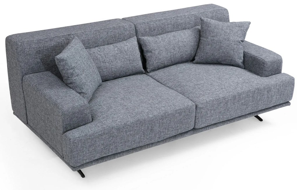 Sofá de 2 Lugares Bentley – Cinzento – 200 cm x 110 cm x 80 cm