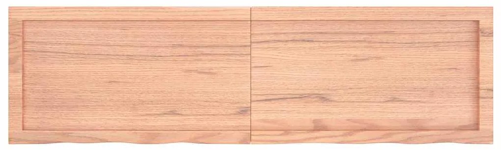 Prateleira de parede 140x40x(2-6) cm carvalho tratado castanho