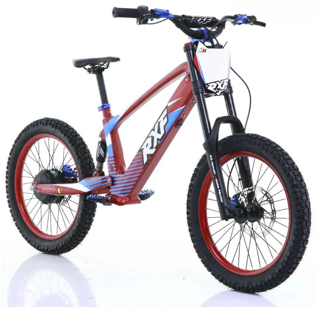 Bicicleta elétrica infantil sem pedais 750W 20" 36V 7.5Ah RXF EVO-RACING Vermelha