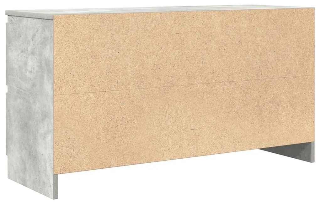 Móvel p/ TV 100x35x54 cm madeira processada cinzento cimento