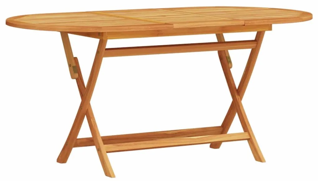 Conjunto de Jantar de Jardim Manual 9 pcs Castanho Largo