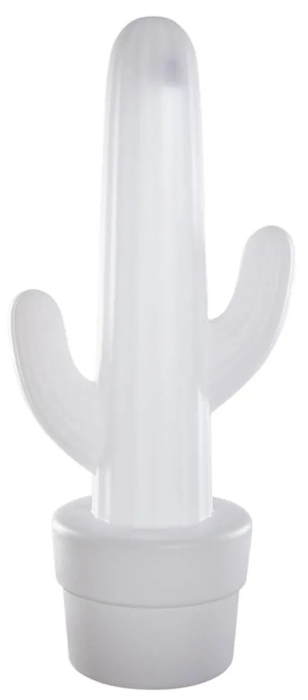 Candeeiro de chão para exterior branco com LED IP65 - Kaktus Moderno