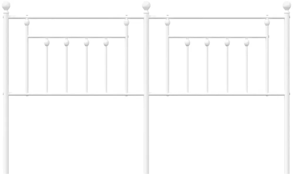 Cabeceira de cama 160 cm metal branco