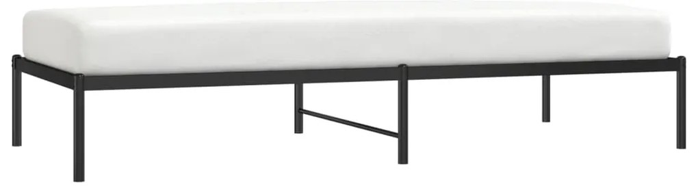 Estrutura de cama 90x200 cm metal preto