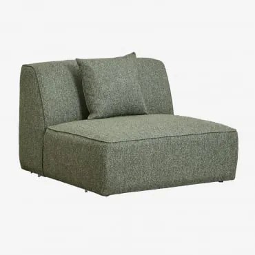 Módulo Central Para Sofá Modular Estofado Cardea Bouclé Verde Sálvia - Sklum