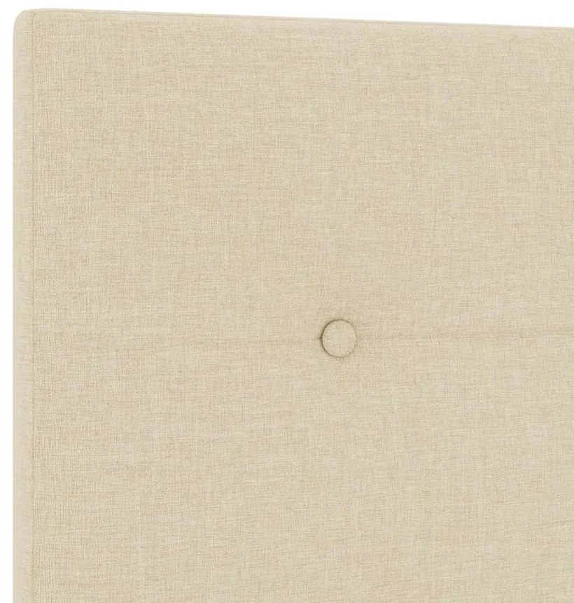 Cama vidaXL Creme 120x200 cm em Tecido