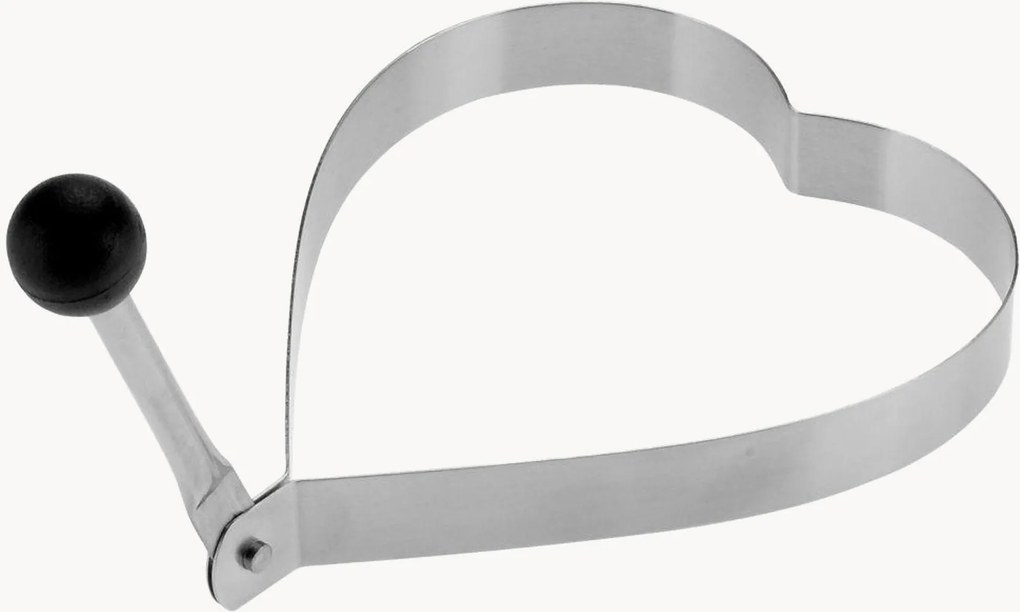 Moldes para alimentos em aço inoxidável Heart, conjunto de 2