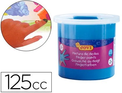Estojo Jovi Pintura a Dedos 125 Ml Azul Opaco