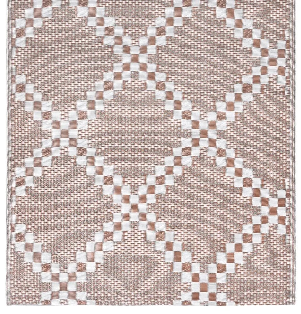 Tapete de exterior 80x150 cm ARAKIL PP castanho