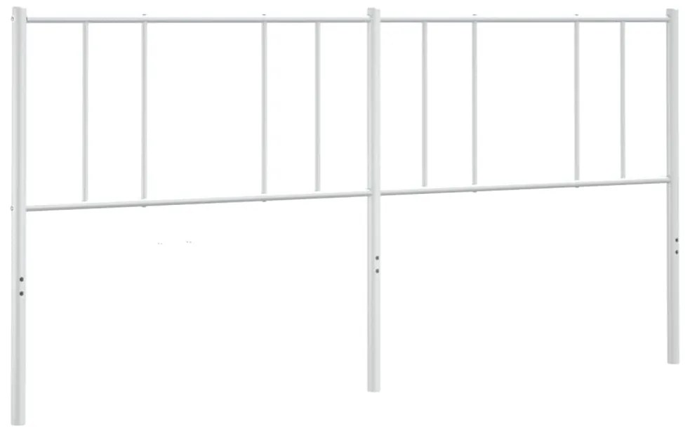 Cabeceira de cama 200 cm metal branco