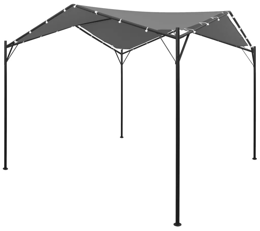 Gazebo 4x4 m antracite