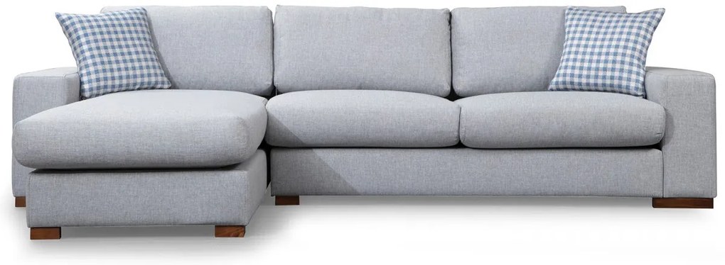 Sofá de Canto Loop – Cinzento Claro – 290 cm x 194 cm