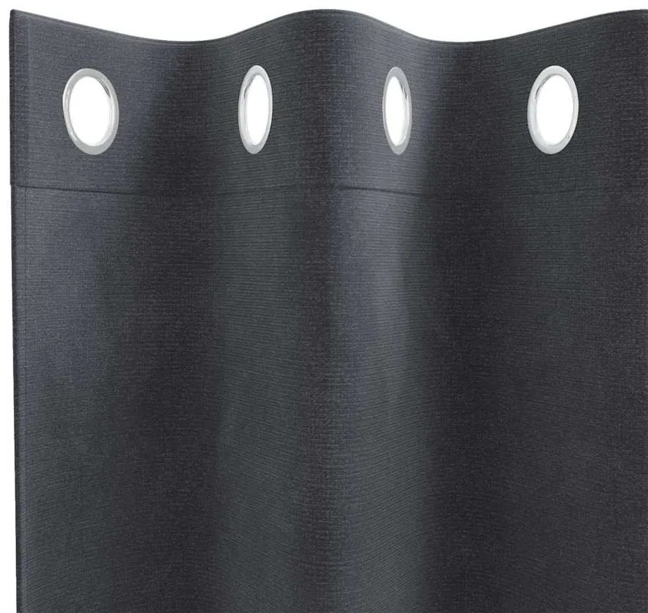 Cortinas Blackout com Ilhós 2 pcs Veludo Cinza Claro