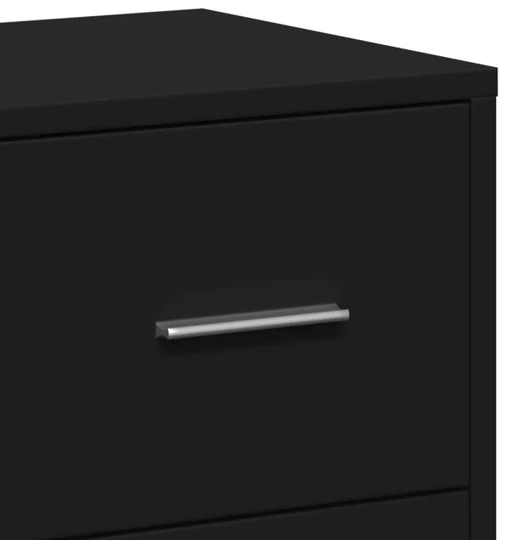 Aparadores 2 pcs 60x31x84 cm derivados de madeira preto