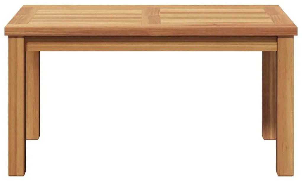 Mesa de centro Castanho 70 x 40 x 36 cm Madeira de teca sólida