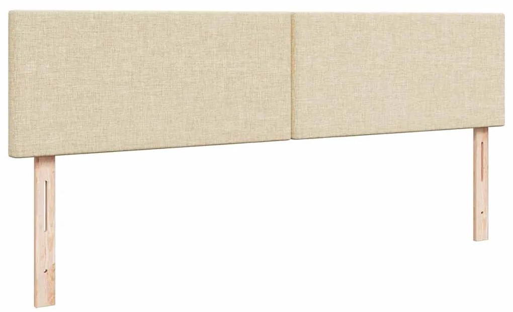Estrutura de cama otomana com colchão tecido creme 160x200cm
